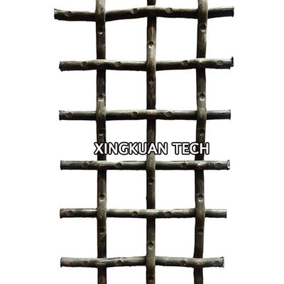 Lock crimp Woven wire screen for mining quarry aggregate sifting wth high wear resistance