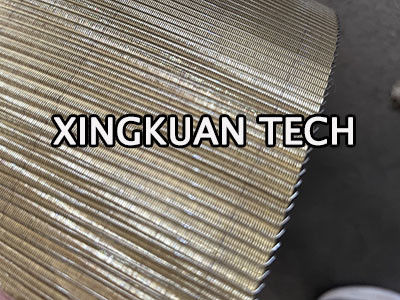 0.308mx50m Brass Color Continuous Belt Filter For Plastic And Rubber Extrusion