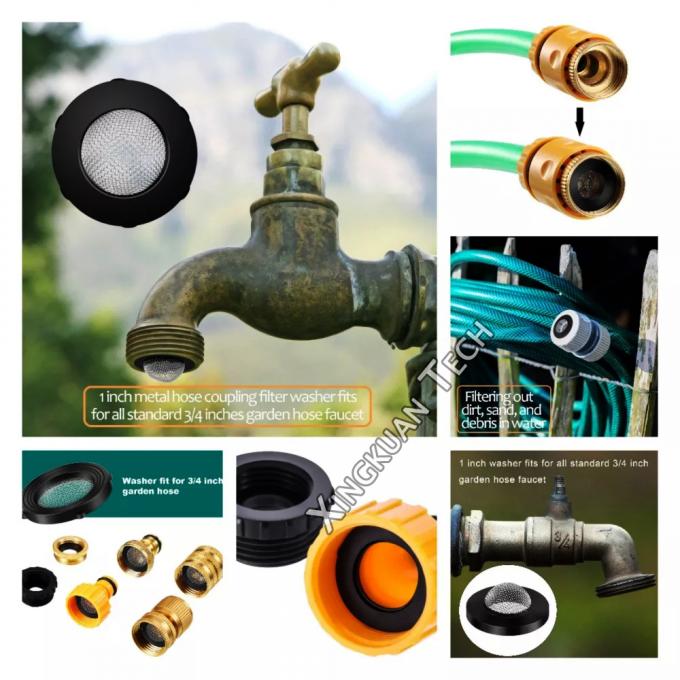 Rubber Mesh Screen Filter Washers , Oil Filter Screen for faucet tap