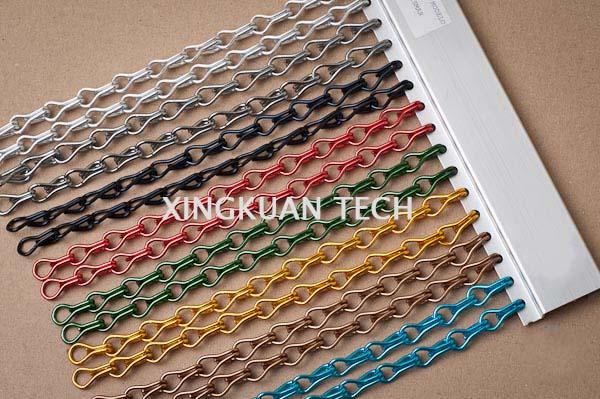 Metal Decorative Mesh Curtain Chain Link Coil Drapery Partition Divider ...