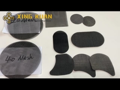 Plain Steel/Balck wire /Iron wire mesh screen disc for plastic productions